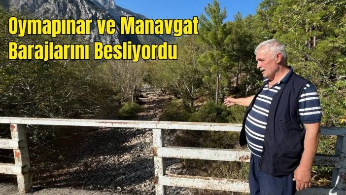 Antalya’da Bir Irmak Daha Sustu! Üzümdere'de Bir Damla Su Kalmadı