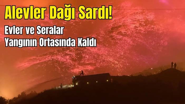 Alanya’da Kabus Gibi Gece: Orman Yangını İki Mahalleye Sıçradı!