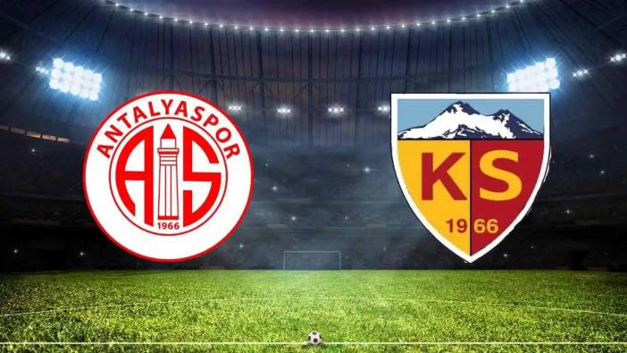 Antalyaspor ile Kayserispor Yenişemedi...