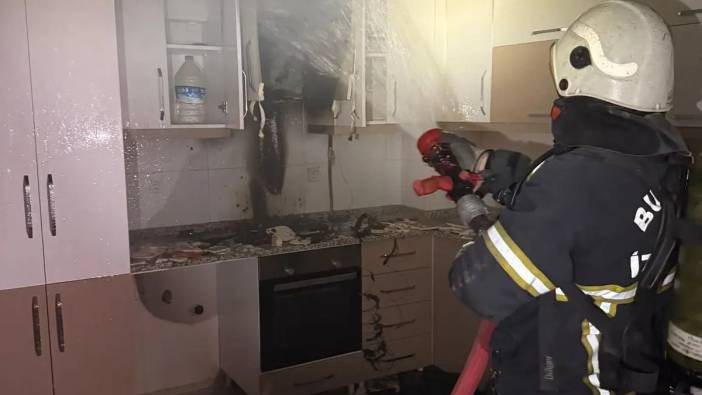 Burdur’da Boş Daireden Alevler Yükseldi