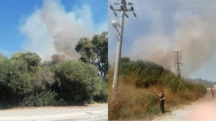Manavgat'ta Makilik Alanda Yangın! Alevler Villalara Sıçradı