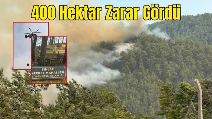 Alanya'da 3 Mahalledeki Yangın Kontrol Altında! 400 Hektar Zarar Gördü