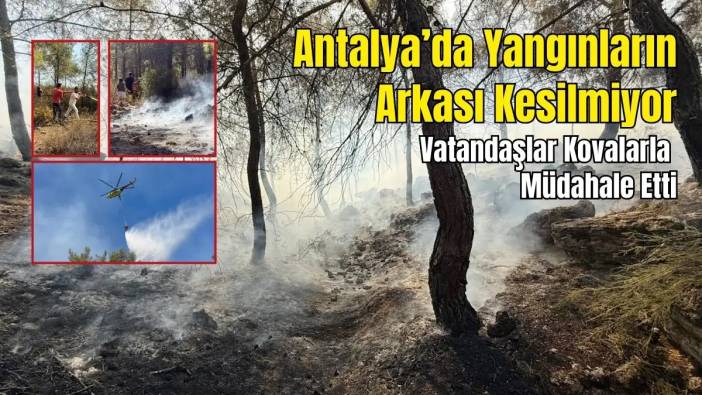 Antalya’da 4. Günde Yeni Yangın: Kepez’de Sera Atığı İddiası