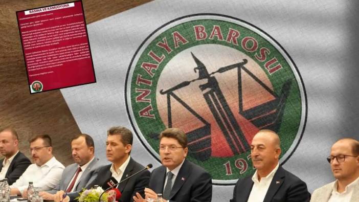 Davet Edilmeyen Antalya Barosu’ndan Adalet Bakanı’na Sert Tepki!