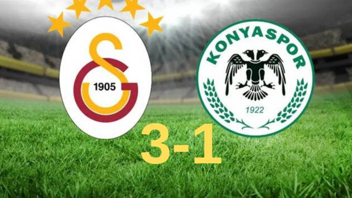 Aslan Durmuyor! Galatasaray Konyaspor’u Devirdi, Liderliği Pekiştirdi