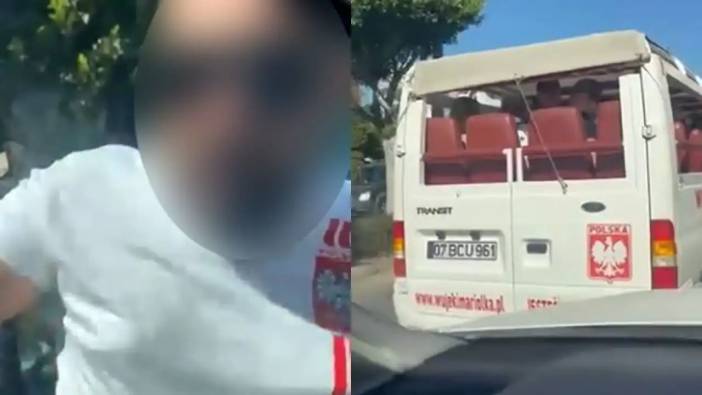 Alanya'da Trafikte Safari Sürücü Dehşeti Yaşattı! Ukraynalı Turistin Aracına Saldırdı