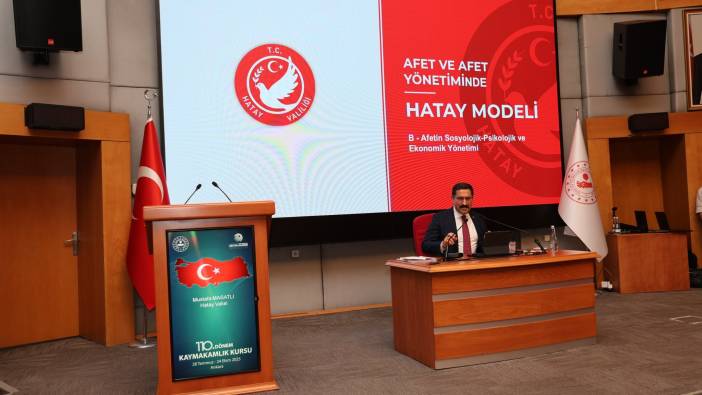 Afette Hatay Modeli İlk Kez Anlatıldı! Kaymakam Adaylarına Kritik Uyarılar