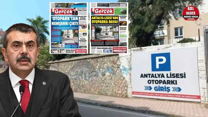 Antalya Lisesi Otoparkı Mühürlendi! Antalya Büyükşehir Belediyesi “Dur” Dedi