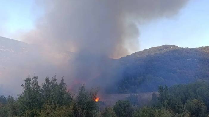 Burdur’da Yangın Alarmı! Alevler Ormana Sıçradı