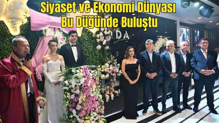 Antalya Çiçekçiler Odası Başkanı İsmail Bakaç’ın Kızı Evlendi