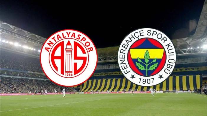 Fenerbahçe - Antalyaspor Maçı Ne Zaman Saat Kaçta Hangi Kanalda? Muhtemel 11'ler
