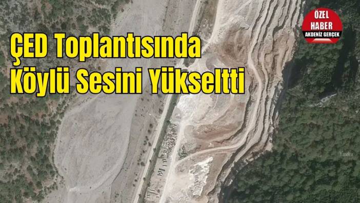 Kumluca’da Taş Ocağı Projesine Tepki: Bahçelerimize Toz Yağacak