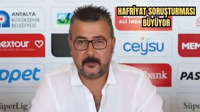 Antalyaspor Kulübü Eski Başkanı Aziz Çetin "Hafriyat" Soruşturması Kapsamında Gözaltında!