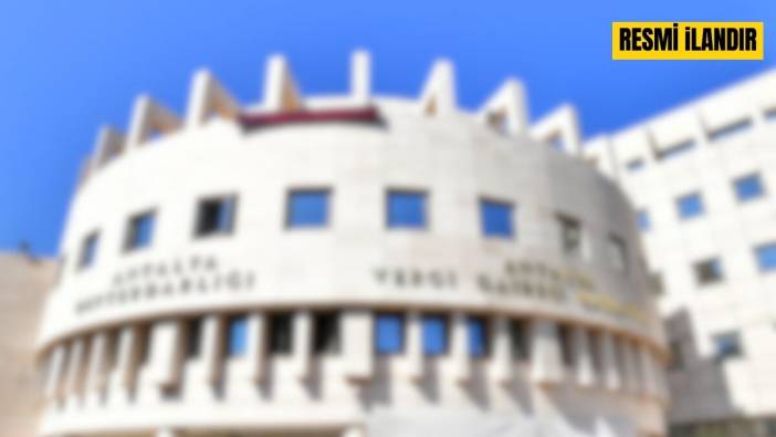 Düden Vergi Dairesi Müdürlüğünden İlan