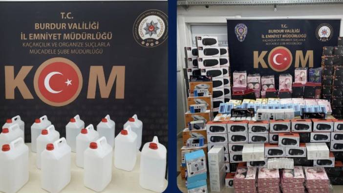 Burdur Emniyetinden Kaçakçılığa Darbe: 34 Olayda 38 Şüpheliye İşlem