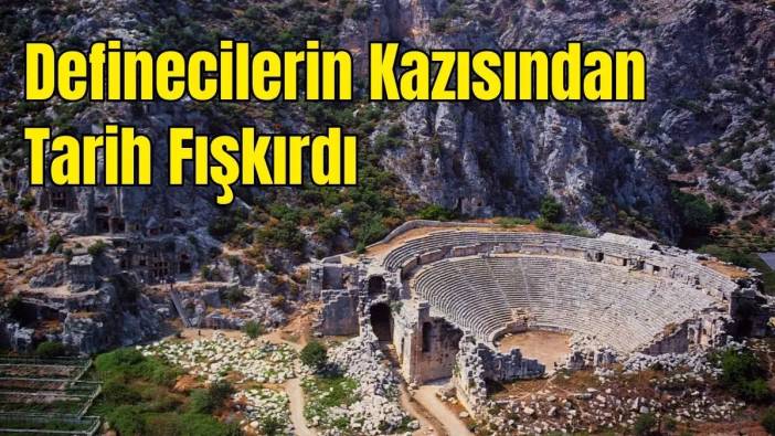 Demre’de Kaçak Kazıdan Antik Keşif Çıktı: Bir Yanında Myra Bir Yanında Trebendai!