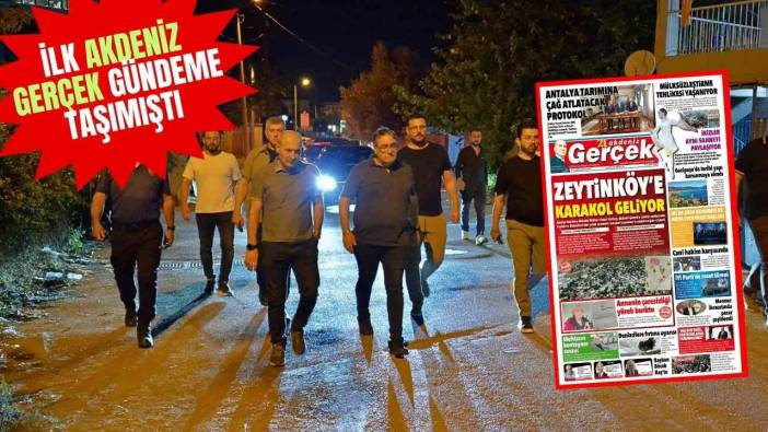 Zaimoğlu’nun İlk Hamlesi Zeytinköy Oldu! Yeşildere’de Suç Bitecek mi?