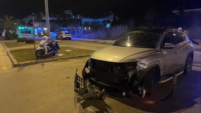 Manavgat’ta Otomobil ve Motosiklet Çarpıştı! Motosiklet Sürücüsü Yaralandı