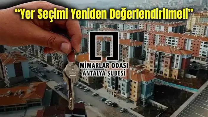Antalya'da Binlerce Konutu Bataklığa mı Yapacaklar?