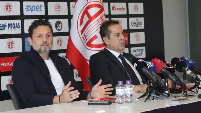 Erol Bulut Antalyaspor’da! İlk Sözleri Çok Konuşulacak