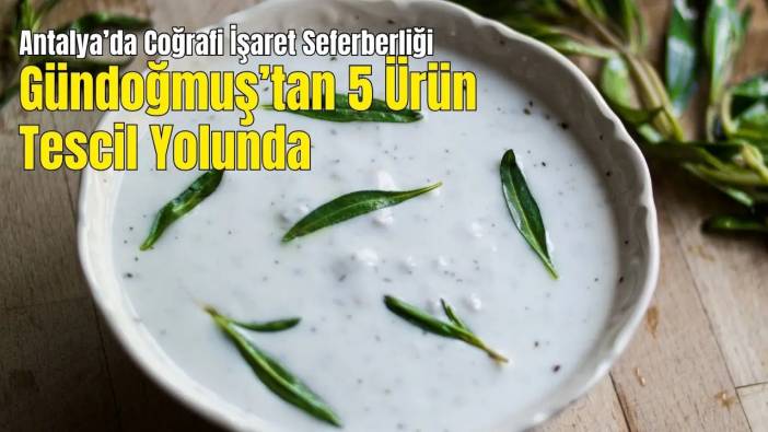 Antalya'dan Gündoğmuş Yarma Aşı Coğrafi İşaret Alacak