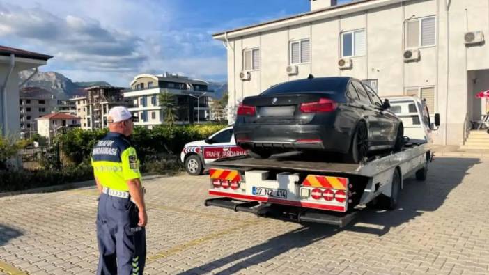Alanya'da Drift Yapan Sürücüye Rekor Ceza Kesildi!