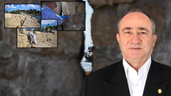 Tarihi Mendirek Çöküyor! Kaleiçi Tehlike Altında!