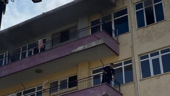 Serik'te 5 Katlı Binada Yangın! Dumanların Arasından 5 Çocuk Kurtarıldı