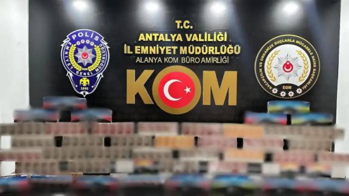 Antalya'da Son Bir Haftada Kaçak Alkol ve Makaronlar Yakalandı