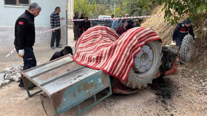 Burdur Kuzköy'de Korkunç Kaza! Traktörün Altında Kaldı