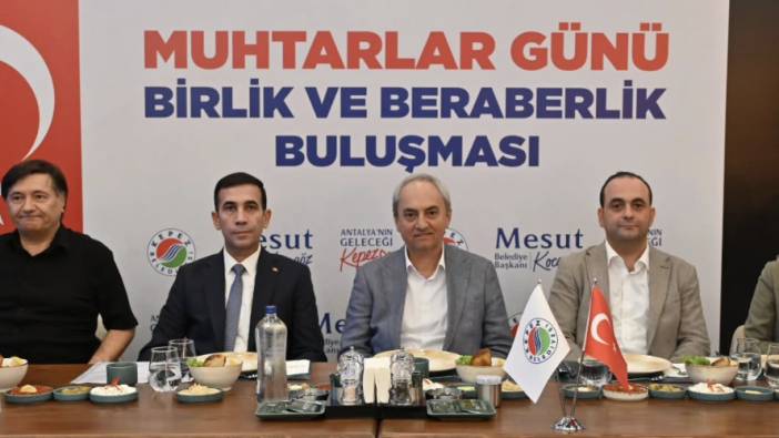 Kepez’de Muhtarlar Günü Buluşması