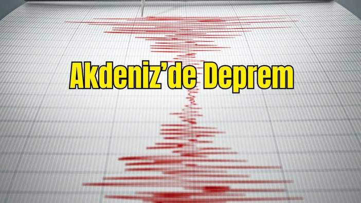 Akdeniz’de 4.5’lik Deprem! Muğla Kıyılarında Hissedildi