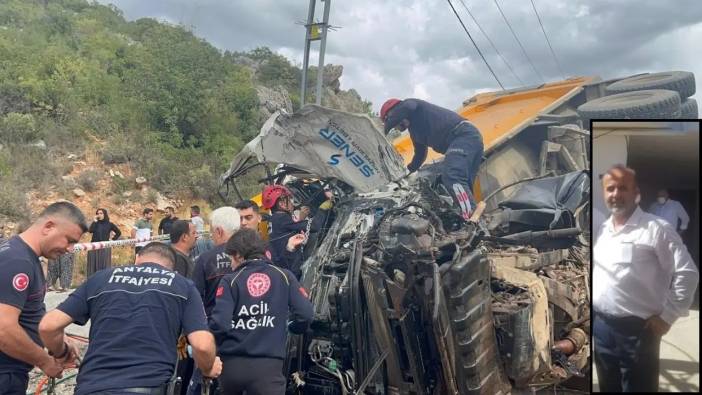 Alanya’da Kamyonlar Kafa Kafaya Çarpıştı! Tutmayan Fren Can Aldı