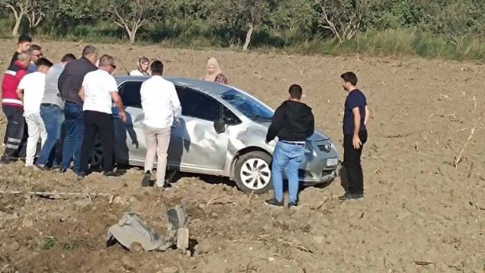 Hatay’da Tarlaya Uçan Araç Korku Dolu Anlar Yaşattı!