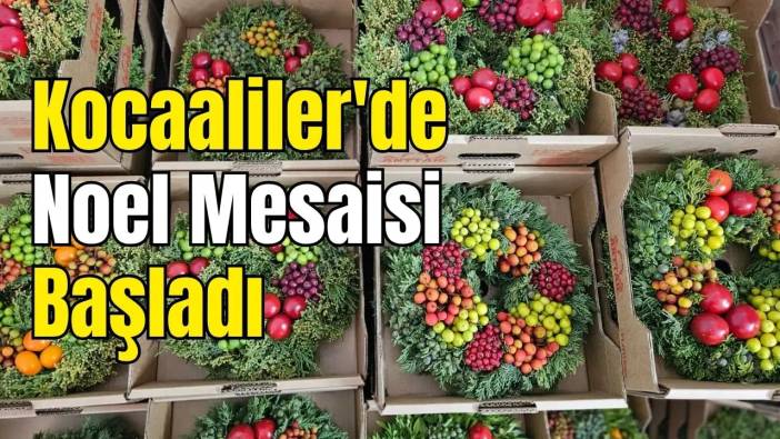 Burdur’dan Avrupa'ya 1 Milyon Noel Çelengi