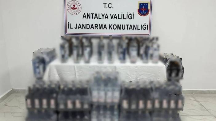 Turizm Cenneti Manavgat’ta 400 Litre Sahte İçki Yakalandı