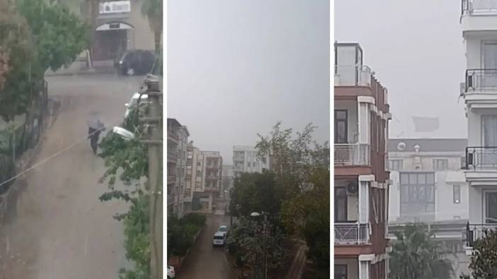 Antalya'da Gök Boşaldı: Kuvvetli Gök Gürültülü Sağanak Başladı, Şemsiyeler Yetmedi
