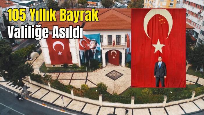 Cumhuriyetimize Tanık Türk Bayrağı Antalya’da Dalgalanıyor
