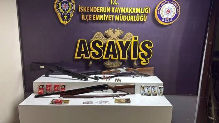 Hatay'da Havaya Ateş Açan 4 Kişi Yakalandı: 4 Kişi Gözaltına Alındı