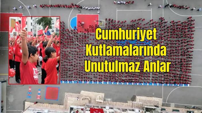 Antalya’da 1500 Öğrenci Cumhuriyet İçin Söyledi