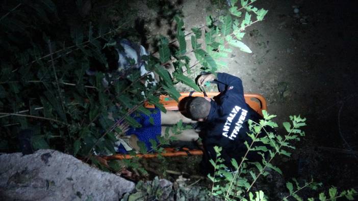 “Antalya’da korkunç kaza! Rus turist 4 metrelik inşaat çukuruna düştü