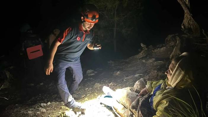 Kumluca'da Doğa Yürüyüşü Faciaya Dönüyordu: Ukraynalı Turist Böyle Kurtarıldı!