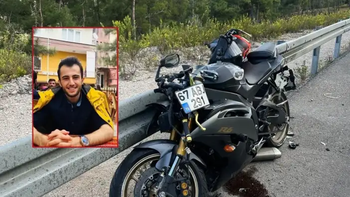 Kemer Yolunda Bariyerlere Çarpan Motosikletli Kurtarılamadı