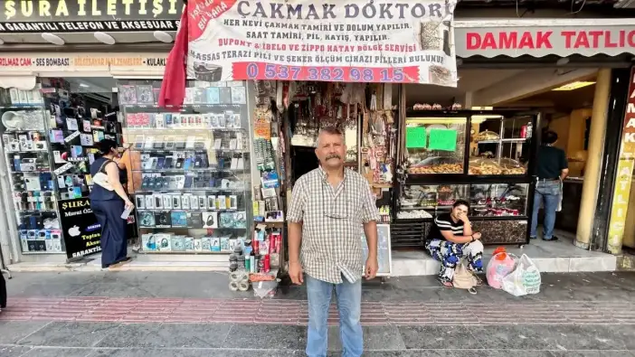 Hatay’da “Çakmak Doktoru”: 2 Metrekarelik Dükkanda 40 Yıllık Ustalık!
