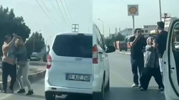 Adana’da Sürücüler Arasında Yumruk Yumruğa Kavga Çıktı
