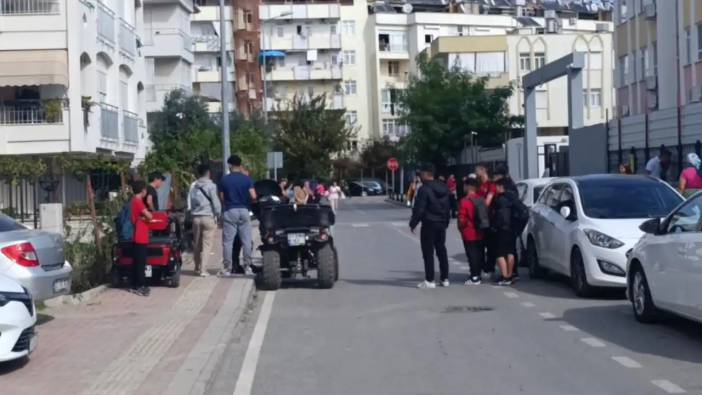 Manavgat’ta Okul Önünde Tehlikeli Hareketler Yapan Motosiklete Ceza Yağdı!