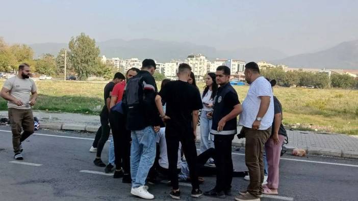 Hatay’da Sokak Kesişiminde İki Motosiklet Birbirine Girdi! 2 Yaralı