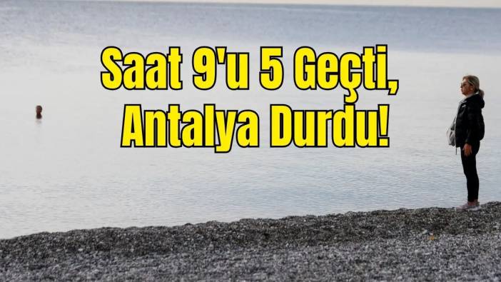 Antalya'da Duygulandıran Anlar: Atamıza Denizde, Karada Saygı Duruşu