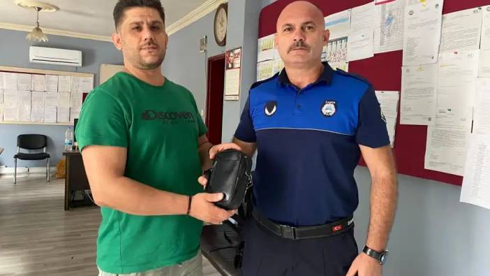 Serik’te Zabıta Ekipleri Kayıp Çantayı Buldu! Pasaport ve Dolar Dolu Çanta Teslim Edildi