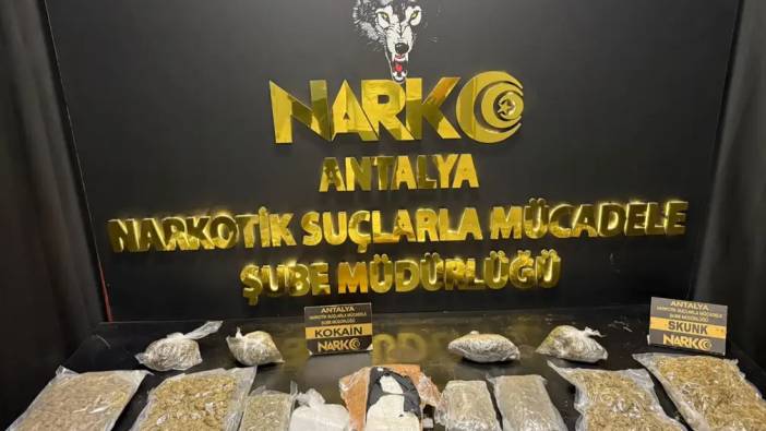 Antalya'da 'Sokak Zehrine' Operasyon: 17 Kilo Uyuşturucu, 21 Bin Sentetik Madde